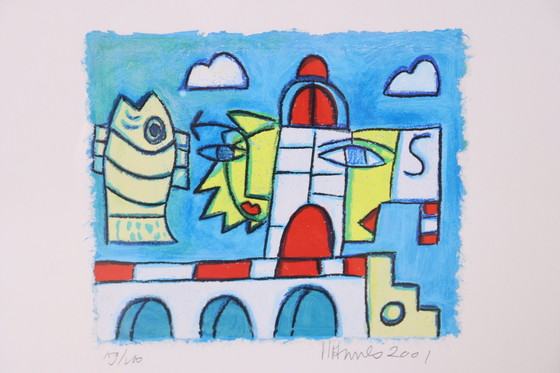 Image 1 of Siebdruck von Hannes Kuiper W21