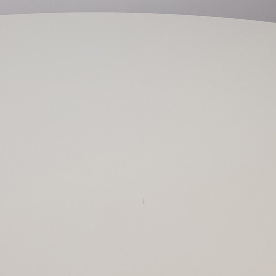 Image 1 of Runder Esstisch aus weiß furniertem Holz von Pierre Paulin für Artifort, 1960