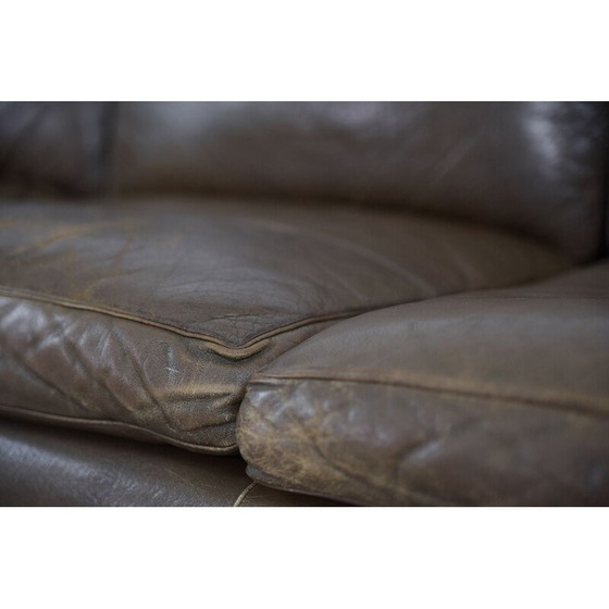 Image 1 of Mid Century Ledersofa Cromwell von Arne Norell, 1960er Jahre