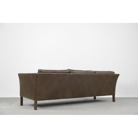 Image 1 of Mid Century Ledersofa Cromwell von Arne Norell, 1960er Jahre