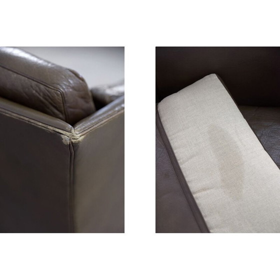 Image 1 of Mid Century Ledersofa Cromwell von Arne Norell, 1960er Jahre