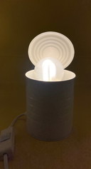 Design Dosenlampe Vrieland Tin Can Dosenleuchte Tischlampe Vrieland 1980 Memphis Postmodern