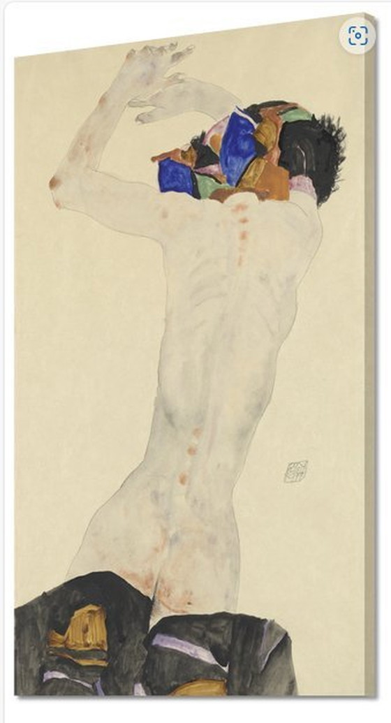 Image 1 of Egon Schiele ---Ruckenakt