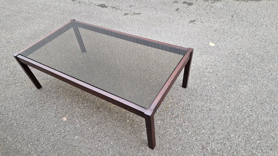 Image 1 of Wenge Räucherglas Couchtisch