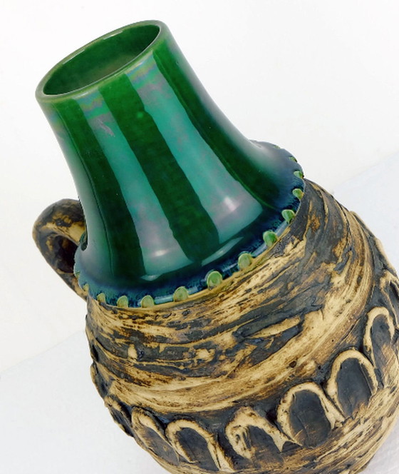 Image 1 of Carstens Vase mit rauer Glasur Modell 29-30 A 1960er Jahre