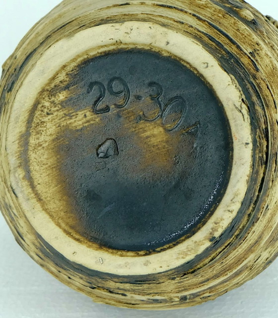 Image 1 of Carstens Vase mit rauer Glasur Modell 29-30 A 1960er Jahre