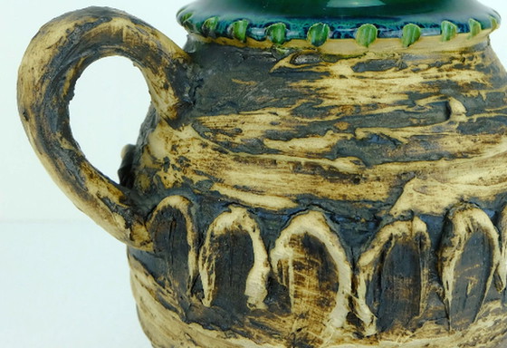 Image 1 of Carstens Vase mit rauer Glasur Modell 29-30 A 1960er Jahre