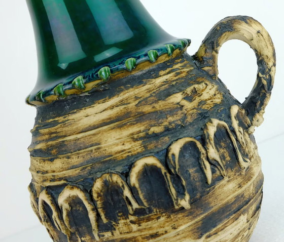 Image 1 of Carstens Vase mit rauer Glasur Modell 29-30 A 1960er Jahre
