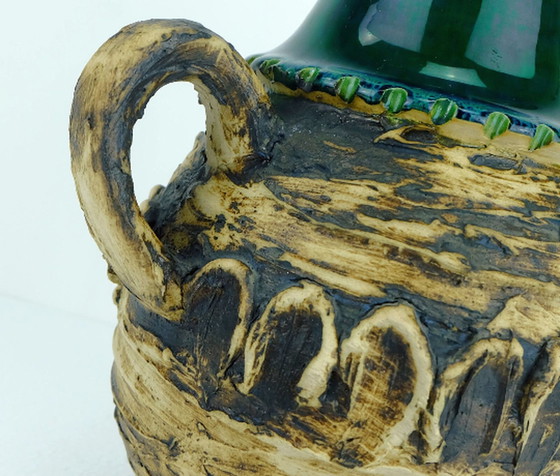 Image 1 of Carstens Vase mit rauer Glasur Modell 29-30 A 1960er Jahre