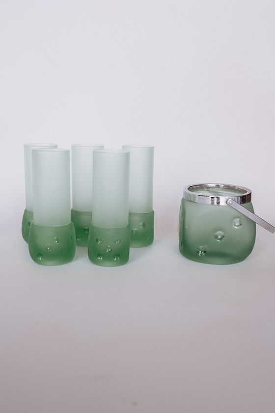 Image 1 of Italienisches "Würfel"-Cocktailglas-Set