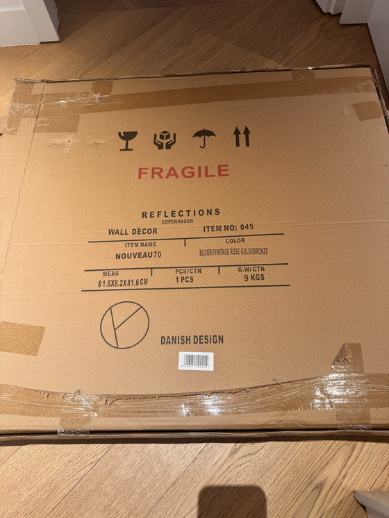 Image 1 of 1 Spiegel Neu 70 Von Reflections Copenhagen - Handgefertigt, Mit Originalverpackung