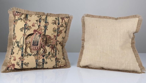 Image 1 of 2X Vintage-Kissen von Gaston und Daniela