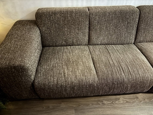 5-Sitzer-Sofa mit fester Insel