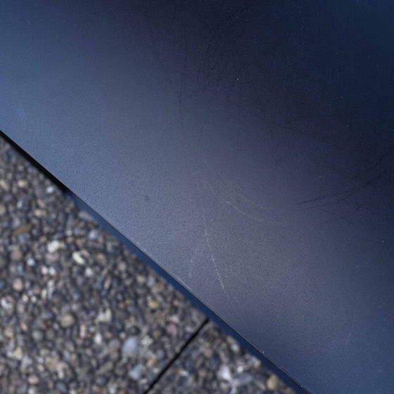 Image 1 of Vintage-Konsole Houston P 10 aus schwarz lackiertem Stahl von Janine Vandebosch für Interni