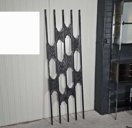 Brutalistische Wandpaneel-Dekoration im Vintage-Stil