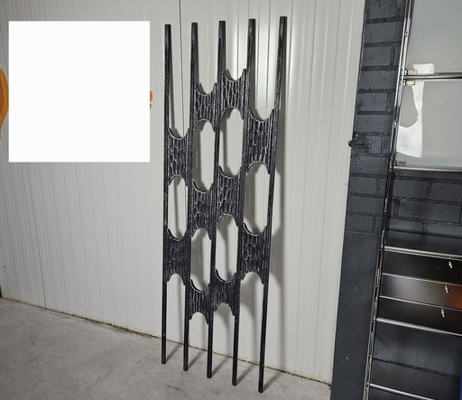 Brutalistische Wandpaneel-Dekoration im Vintage-Stil