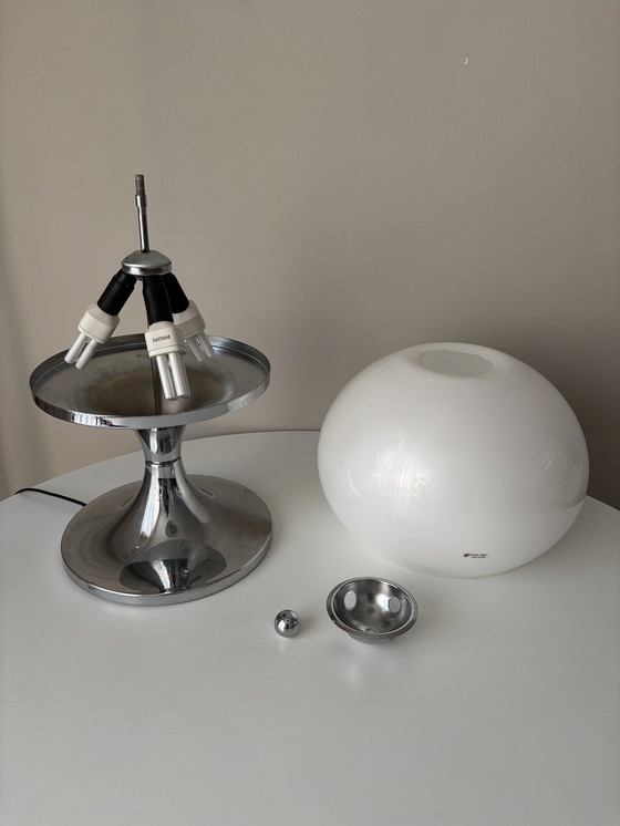 Image 1 of Pilz-Tischlampe von Luigi Massoni für Harvey Guzzini 1960