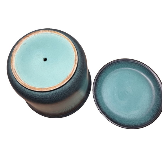 Image 1 of Vintage Keramik Blumentopf 1980er Jahre