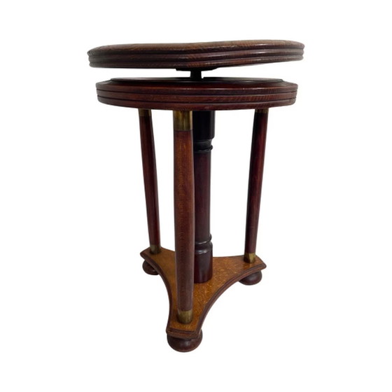 Image 1 of Klavierhocker / Stuhl aus Holz