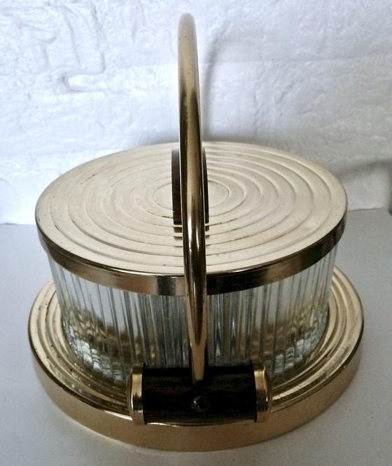 Image 1 of Keksdose / Bonbonnière, 1930er Jahre, Art Deco.