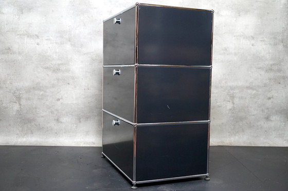Image 1 of Schweizer Vintage Wandschrank / Highboard von Fritz Haller, 1980er