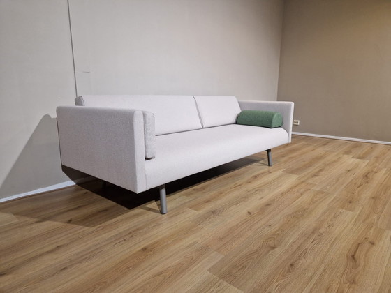 Image 1 of 2x Montis Refurbished 3-Sitzer Sofas Weiß Stoff Design