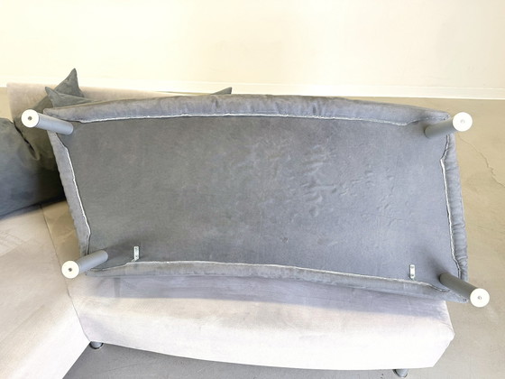 Image 1 of Sofa Eckcouch Franz Fertig Taipei Stoff Samt Ecksofa Design