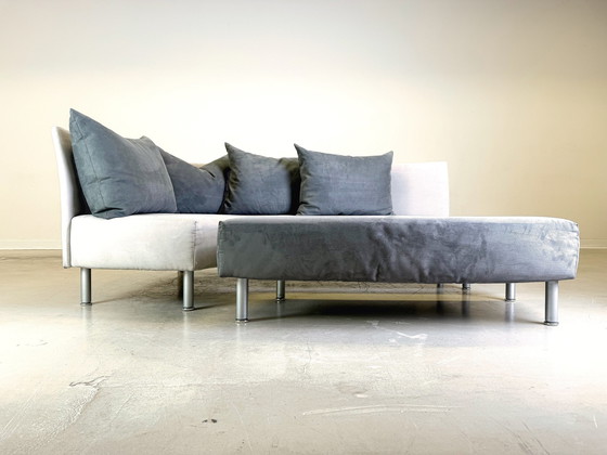 Image 1 of Sofa Eckcouch Franz Fertig Taipei Stoff Samt Ecksofa Design