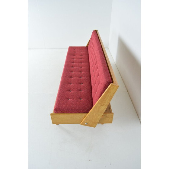 Image 1 of Vintage Klappsofa, Tschechoslowakei 1960er Jahre