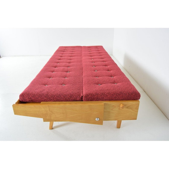 Image 1 of Vintage Klappsofa, Tschechoslowakei 1960er Jahre