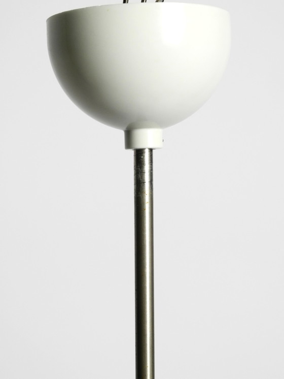 Image 1 of Schöne große Original Mid Century Opalglas Deckenlampe