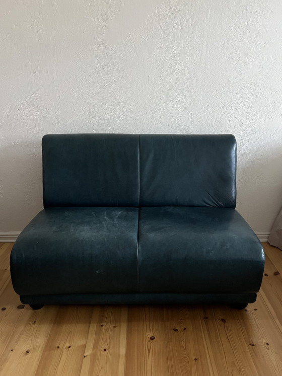 Image 1 of Vintage Laauser Leder Modul Couch