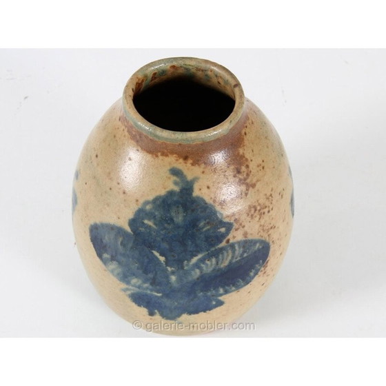 Image 1 of Skandinavische Vintage-Keramikvase, Einzelstück von Patrick Nordstrom, 1924