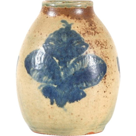 Image 1 of Skandinavische Vintage-Keramikvase, Einzelstück von Patrick Nordstrom, 1924