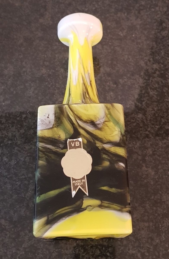 Image 1 of 2X Italienische Glasvasen von Opalina Fiorentina, 1960er Jahre