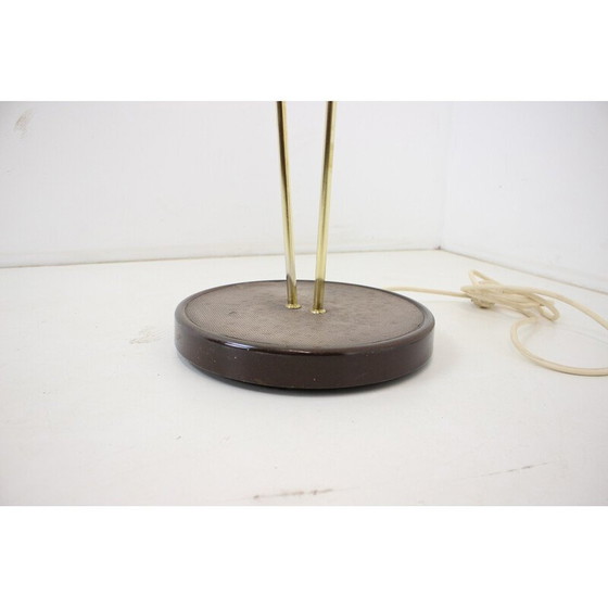 Image 1 of Vintage Stehlampe aus Messing und Kunststoff, Tschechoslowakei 1960er Jahre