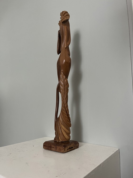 Image 1 of Vintage Statue Frau Art Deco