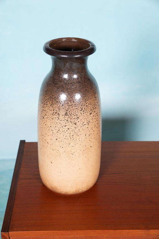 Vintage Westdeutsche Vase Scheurich, 60er/70er Jahre Wabisabi