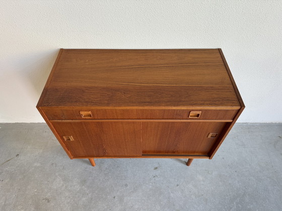 Image 1 of Sideboard Teak Schiebetür und Schublade