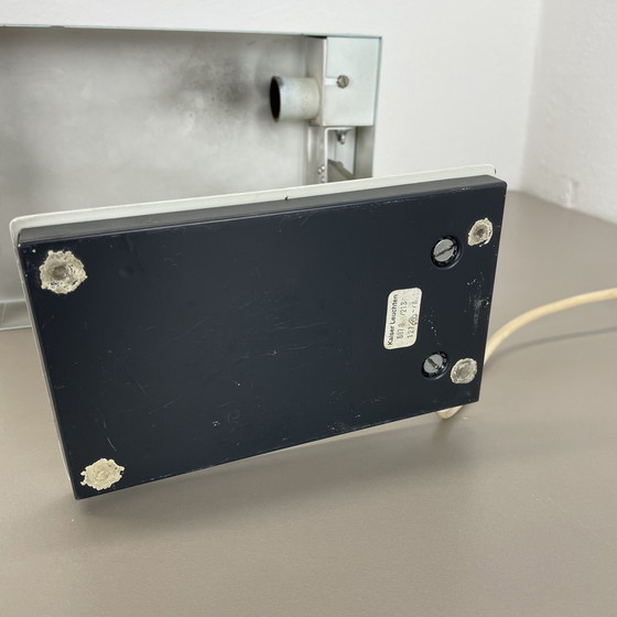 Image 1 of Modernistische grüne kubische Sputnik-Tischleuchte Kaiser Leuchten Leuchten, 1970S Deutschland