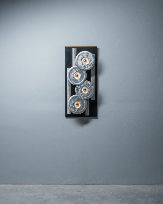 Image 1 of Studio EF Viareggio Skulpturale Wandlampe von Otello Ciullini