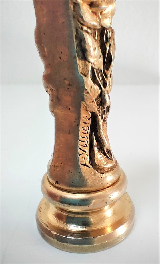 Image 1 of Siegel Stempel Jugendstil Bronze Signiert