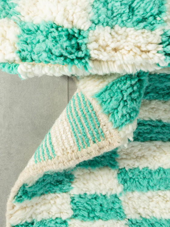 Image 1 of Pfefferminz-Karo, Berberteppich, 165 x 246