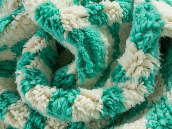 Image 1 of Pfefferminz-Karo, Berberteppich, 165 x 246