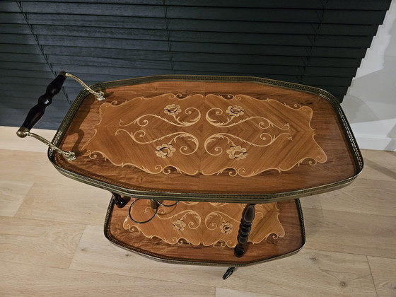 Image 1 of Italienischer Vintage-Barwagen von 1950