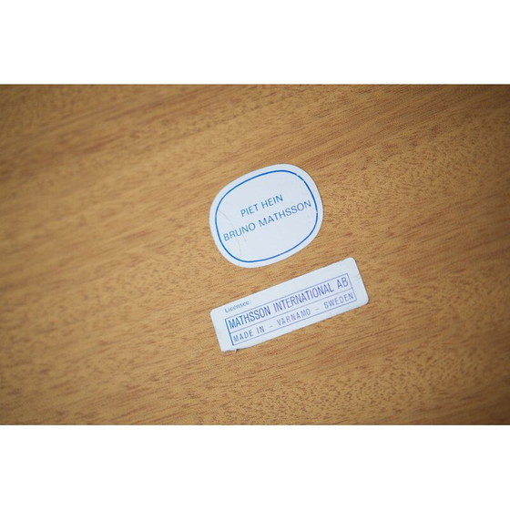 Image 1 of Vintage Elliptischer Tisch, Schweden 1970er