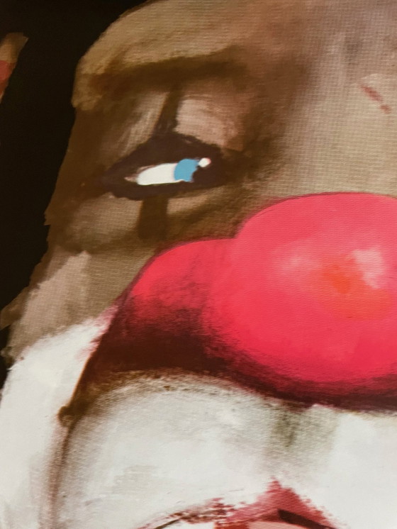 Image 1 of Waldemar Swierzy (1931-2013), "Zirkusclown mit Flansch" , 1970, Plakat Nr. 29, Copyright By Desa Foreign Trade Enterprise, Krieg