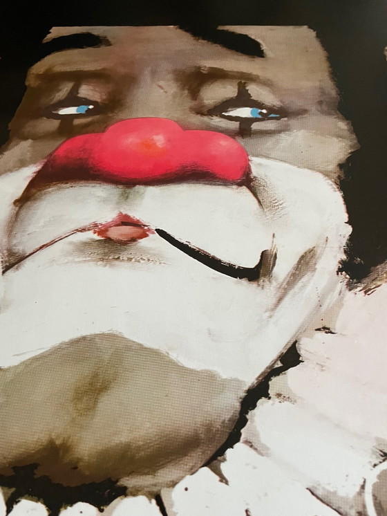 Image 1 of Waldemar Swierzy (1931-2013), "Zirkusclown mit Flansch" , 1970, Plakat Nr. 29, Copyright By Desa Foreign Trade Enterprise, Krieg