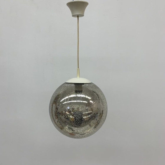 Image 1 of Hängeleuchte aus Glas, 1970er Jahre