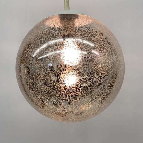 Image 1 of Hängeleuchte aus Glas, 1970er Jahre